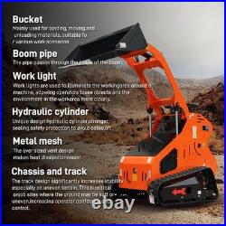 1 Ton Mini Excavator + 13.5HP Mini Skid Steer Loader Bundle, Free Ship & Unload