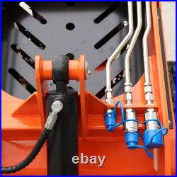 1 Ton Mini Excavator + 13.5HP Mini Skid Steer Loader Bundle, Free Ship & Unload