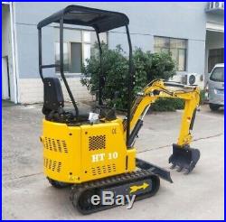 1 Ton Mini Excavator Digging Small Digger Rubber Tracks EPA or CE certified