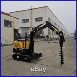 1 Ton Mini Excavator Digging Small Digger Rubber Tracks EPA or CE certified