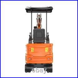 1 Ton Mini Excavator Pilot Control B&S Gas Tracked Crawler Free Ship USA Stock