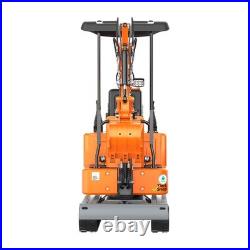 1 Ton Mini Excavator Pilot Control B&S Gas Tracked Crawler Free Ship USA Stock