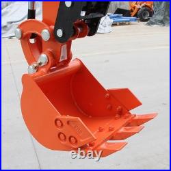 1 Ton Mini Excavator Pilot Tracked 13.5 HP B&S Gas Engine Compact High Digging