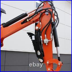 1 Ton Mini Excavator Pilot Tracked 13.5 HP B&S Gas Engine Compact High Digging