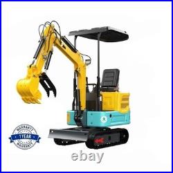 1 Ton Mini Excavator Rato Engine EPA Certified Hydraulic System Full Rotation