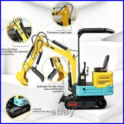 1 Ton Mini Excavator Rato Engine EPA Certified Hydraulic System Full Rotation