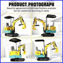 1 Ton Mini Excavator Rato Engine EPA Certified Hydraulic System Full Rotation