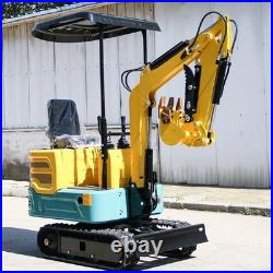 1 Ton Mini Excavator Rato Engine EPA Certified Hydraulic System Full Rotation