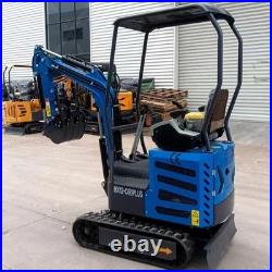 1-Ton Mini Excavator Tracked 13.5 HP RATO Gas Engine withPilot Control& Swing Boom