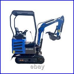 1-Ton Mini Excavator Tracked 13.5 HP RATO Gas Engine withPilot Control& Swing Boom