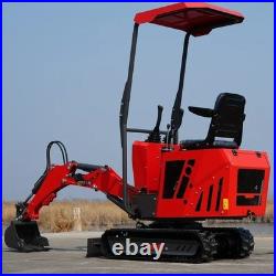 1 Ton New Mini Excavator, EPA certified Diesel Engine, FREE SHIPPING 13.5hp