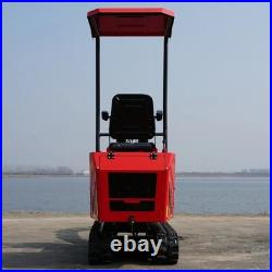 1 Ton New Mini Excavator, EPA certified Diesel Engine, FREE SHIPPING 13.5hp
