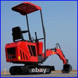1 Ton New Mini Excavator, EPA certified Diesel Engine, FREE SHIPPING 13.5hp