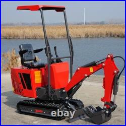 1 Ton New Mini Excavator, EPA certified Diesel Engine, FREE SHIPPING 13.5hp
