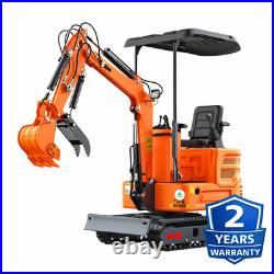 1 Ton Pilot Control B&S Gasoline Mini Excavator US In Stock Free Shipping