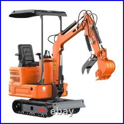 1 Ton Pilot Control B&S Gasoline Mini Excavator US In Stock Free Shipping
