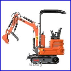 1 Ton Pilot Control B&S Gasoline Mini Excavator US In Stock Free Shipping