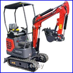 1 Ton RATO Gas Engine Mini Excavator with Hydraulic Thumb Pilot Control AGT-MX15RX
