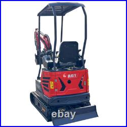 1 Ton RATO Gas Engine Mini Excavator with Hydraulic Thumb Pilot Control AGT-MX15RX