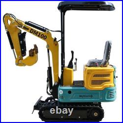 1 Ton Track Mini Excavator Rato Engine EPA Hydraulic thumb clamp USA Stock
