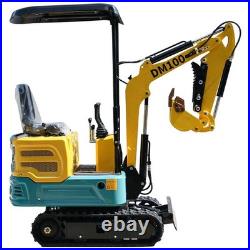 1 Ton Track Mini Excavator Rato Engine EPA Hydraulic thumb clamp USA Stock
