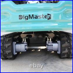 1 Ton Track Mini Excavator Rato Engine EPA Hydraulic thumb clamp USA Stock