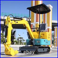 1 Ton Track Mini Excavator Rato Engine EPA Hydraulic thumb clamp USA Stock