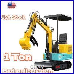1 Ton Track Mini Excavator Rato Engine EPA Hydraulic thumb clamp USA Stock 2026