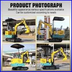 1 Ton Track Mini Excavator Rato Engine EPA Hydraulic thumb clamp USA Stock 2026
