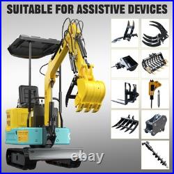 1 Ton Track Mini Excavator Rato Engine EPA Hydraulic thumb clamp USA Stock 2026