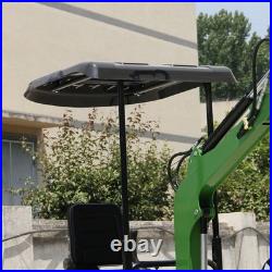 1-Ton Tracked Mini Excavator 13.5HP B&S Hyd+Ripper EPA FS, In USA Stock