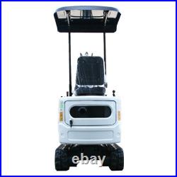 1 Ton White B&S Engine Mini Excavator, Hydraulic System, USA STOCK, VA