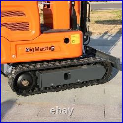 1-ton Mini Excavator 13.5 hp B&S Gasoline Engine with 5 Attachments USA STOCK