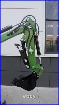 1-year warranty 1 Ton Mini Excavator B&S gasoline Engine 13.5HP US Warehouse