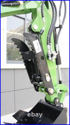 1-year warranty 1 Ton Mini Excavator B&S gasoline Engine 13.5HP US Warehouse