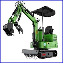 1-year warranty 1 Ton Mini Excavator B&S gasoline Engine 13.5HP US Warehouse