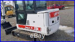 2000 Bobcat 331E Mini Excavator Track Hoe Blade Cab Extenda Hoe