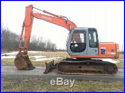 2000 Hitachi EX110-5 Hydraulic Excavator With Blade
