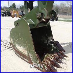 2000 JOHN DEERE 330LC EXCAVATOR Ex US army CAB HEAT A/C GREAT SHAPE! LOW HOURS