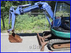 2000 Komatsu PC28UU-3 Hydraulic Mini Excavator Rubber Tracks 60 Backfill Blade