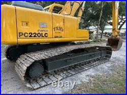 2000 Komatsu Pc220 Lc-6le Excavator Wide Track Pre Emissions Cummins Diesel