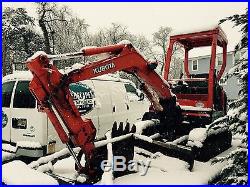 2000 Kubota KX61-2RB1 Mini Excavator Hydraulic Diesel Tracked Hoe