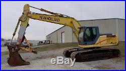 2000 New Holland EC215 LC Excavator withThumb AUX HYD Trackhoe