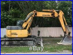 2000 komatsu PC128UU-2 excavator 28,000 lbs 1 owner FLORIDA
