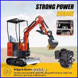 2000 lbs mini excavator with hydraulic thumb quick change, Briggs & Stratton USA