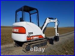 2001 Bobcat 328D Hydraulic Mini Track Hoe Diesel Mini Excavator Tractor Machine