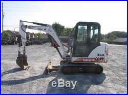 2001 Bobcat 334 Mini Excavator withCab