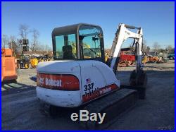 2001 Bobcat 337D Hydraulic Mini Excavator with Cab Hydraulic Thumb