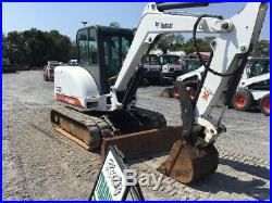 2001 Bobcat 337D Mini Excavator with Cab Hydraulic Thumb 1100Hrs One Owner