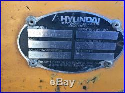 2001 Hyundai Robex 55-3 Midi Hydraulic Excavator with Cab & Hydraulic Thumb
